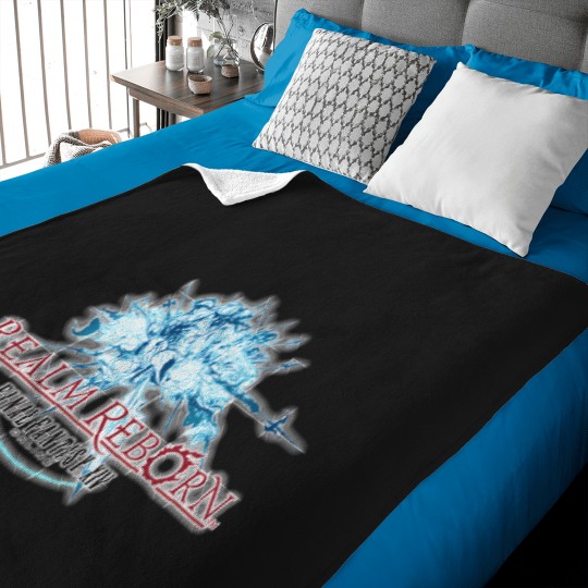 Discover 7717 Final Fantasy Xiv A Realm Reborn Logo T-Shirt Baby Blankets