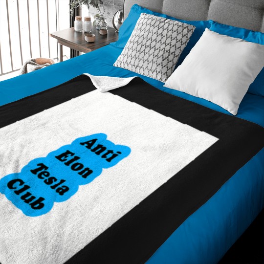 Discover Anti Elon Teslaa Club Bumper Stickers  Sticker 6127 Baby Blankets