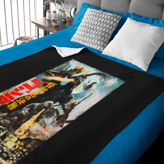 Discover 820-Kings-Of-The-Monsters---Monsters-Zeros-Ones-Dagons T-Shirt Baby Blankets