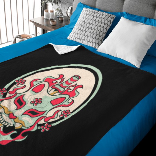 Discover Kitsune-Mask-Japanese-Style-T-Shirt-T-Shirt Baby Blankets