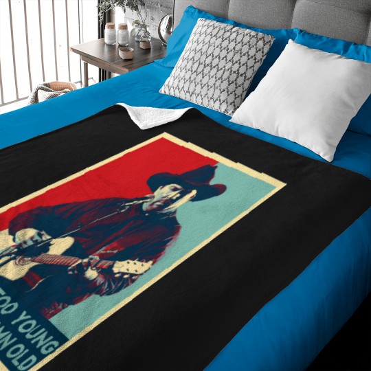 Discover Much Too Young To Feel This Damn Old Pop Baby Blankets