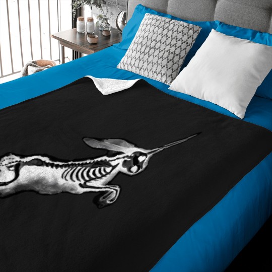 Discover Unicorn Bunny - Inverted C64 Impala Baby Blankets
