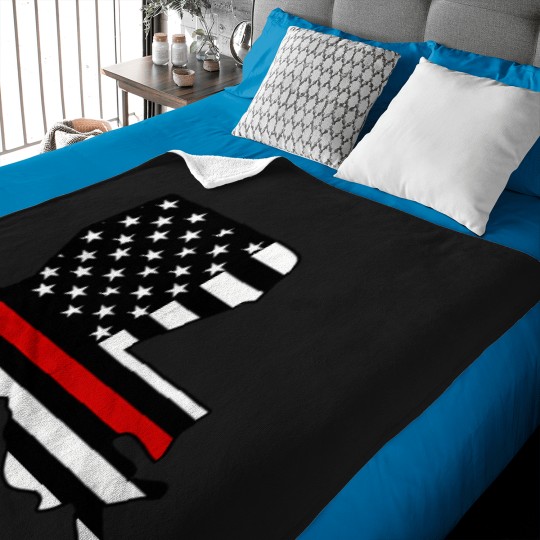 Discover Louisiana Thin Red Line Baby Blankets