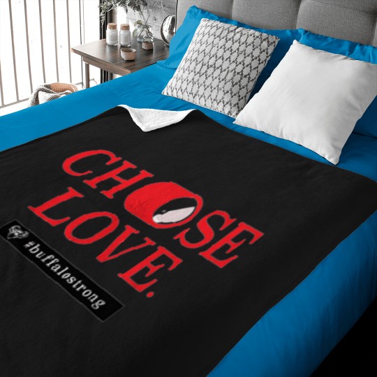 Discover choose love red Baby Blankets