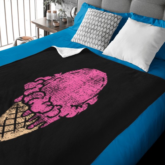 Discover Ice-Cream-Strawberry-Gift-T-Shirt Baby Blankets