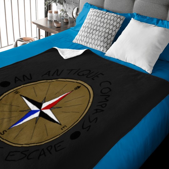 Discover An Antique Compass For A Sailors Escape Baby Blankets