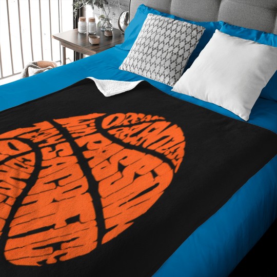Discover Basketball  Quote Win Dream Team Desire Consistency Passion Relentless (W) Baby Blankets