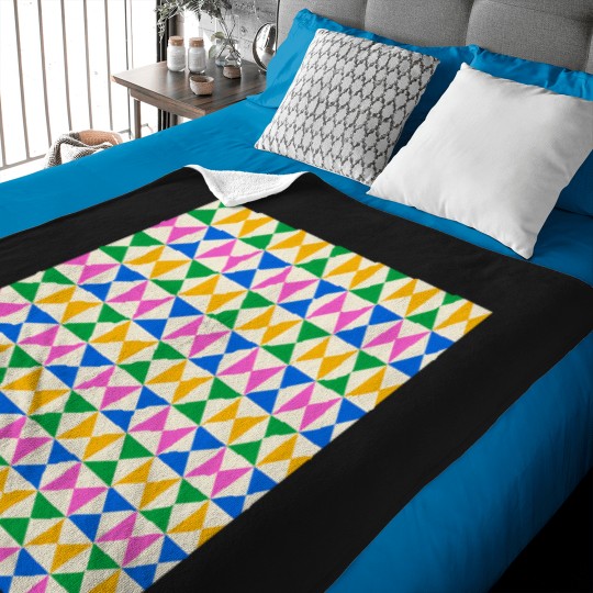 Discover Colorful Seamless Pattern Baby Blankets