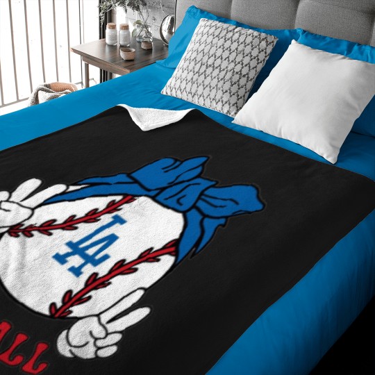 Discover Los Angeles Dogerss  (81).png Baby Blankets