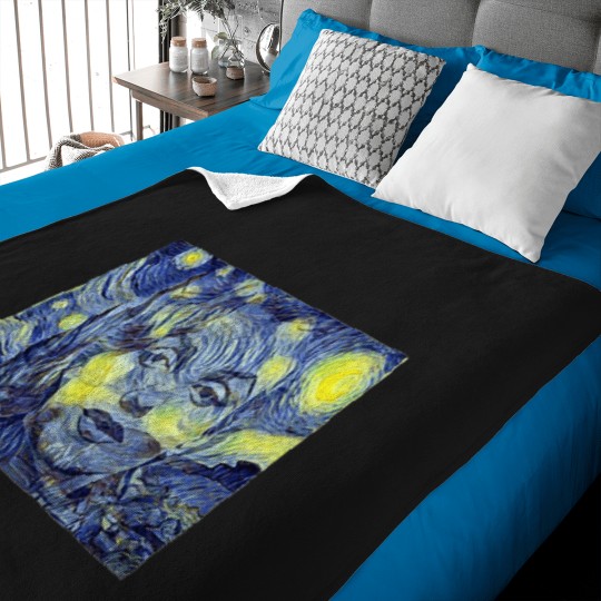 Discover Marilyn Monroe on a Starry Night  Modern Vintage Baby Blankets
