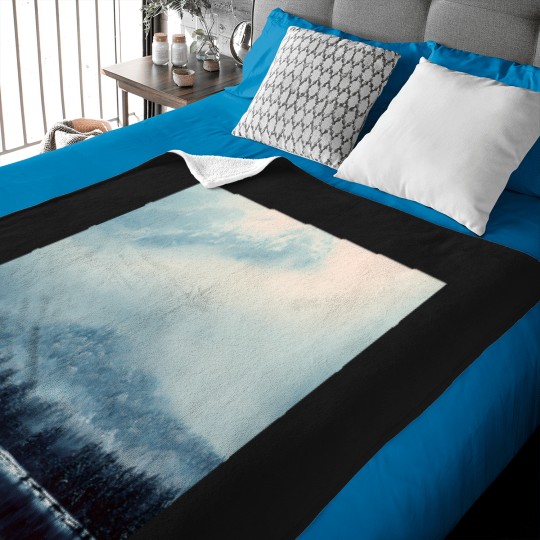 Discover Pine Trees And The Ocean Active T-Shirt 3405 Baby Blankets