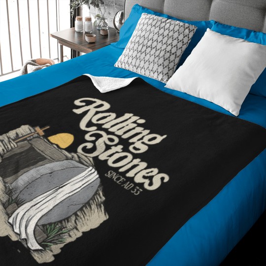 Discover the tone wa rolled away he i alive retro chritian eater 15 Baby Blankets