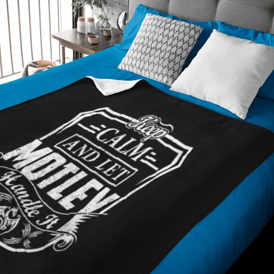Discover Motley-Keep-Calm-and-Let-MOTLEY-Handle-It Baby Blankets