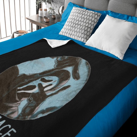 Discover Scary Dancing face 2 Baby Blankets