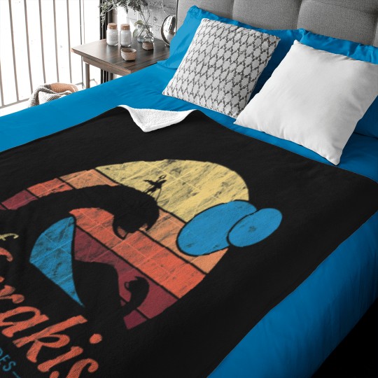 Discover Visit Arrakis  Vintage Distressed Surf   Sci Fi Baby Blankets