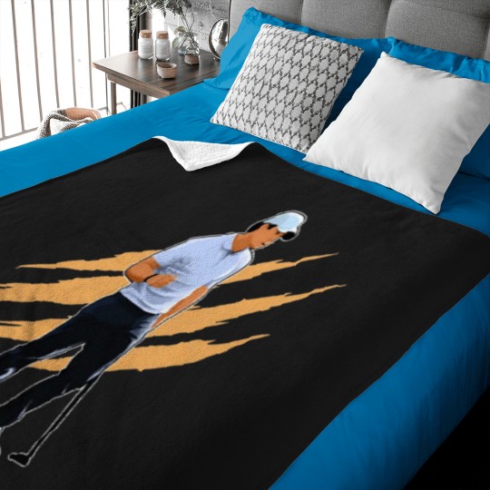 Discover Rory McIlroy Celebrate Birdie Putt 1 Claw Baby Blankets