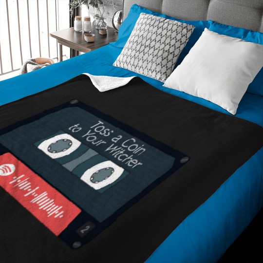 Discover toss a coin to your witcher cassette tape Baby Blankets