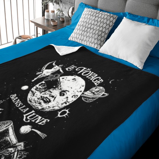 Discover A Trip To The Moon Le Voyage Dans La Lune 1902 Silent Film Unisex Classic Baby Blankets
