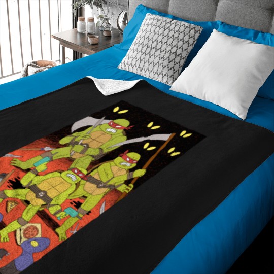 Discover Turtle heroes teenage painting vintage Baby Blankets