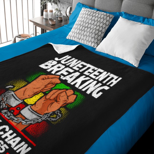 Discover Juneteenth Breaking Every Chain Since 1865 African American Baby Blankets