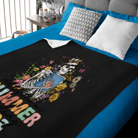 Discover All Together Now Summer Reading 2023 Leopard Skeleton Baby Blankets