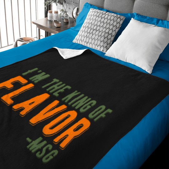 Discover MSG King Of Flavor Funny Uncle Roger Quote Baby Blankets