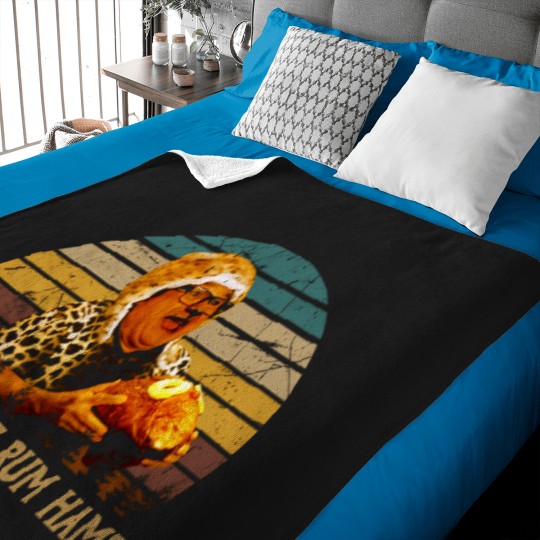 Discover Vintage-Design-Who-Wants-Rum-Ham T-Shirt Baby Blankets