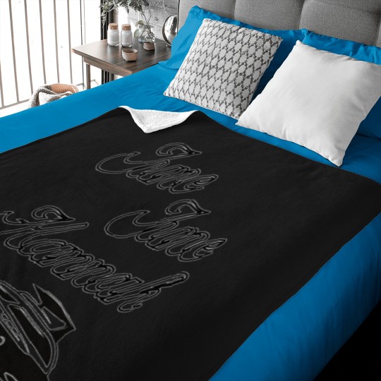 Discover June-June-Hh-black Baby Blankets
