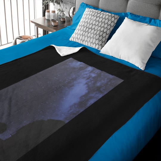 Discover Dark Blue Stars Sky Sticker 614 Baby Blankets