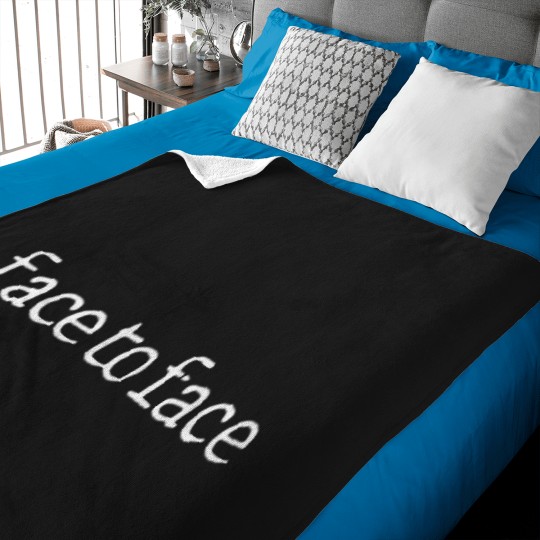 Discover 2892 _Face To Face Designrock Band T-Shirt Baby Blankets