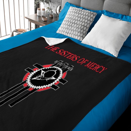 Discover Funny Love The Sisters Of Mercy Logo Music Favorite T-Shirt Baby Blankets
