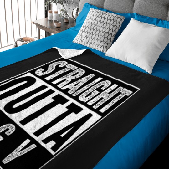 Discover Simple Â€Œstraight Outta Rgvâ€ Graphic Baby Blankets