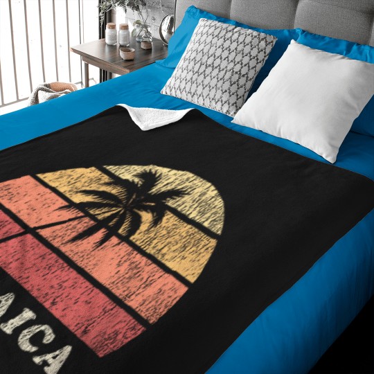 Discover Jamaica-Vintage-70S-Retro-Throwback-Design-T-Shirt Baby Blankets