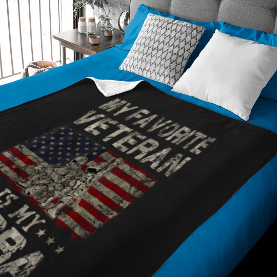 Discover My Favorite Veteran Is My Bubba Veterans Day Military Baby Blankets