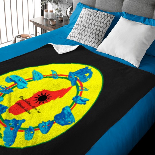 Discover prehistoric madagascar Baby Blankets