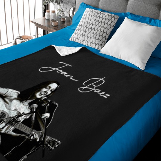Discover Joan Baez Artwork T-Shirt Baby Blankets