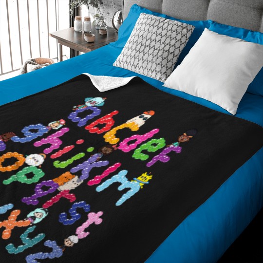 Discover Tcaboca Alphabet Baby Blankets