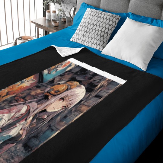 Discover Urban anime girl  gift for girls daguther birthday Baby Blankets