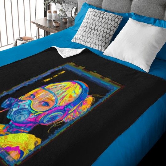 Discover Toronto Canada Retro Anime Girl 80s Vintage Travel Baby Blankets