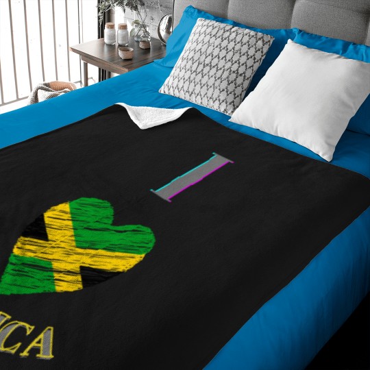 Discover JAMAICA vibes Baby Blankets