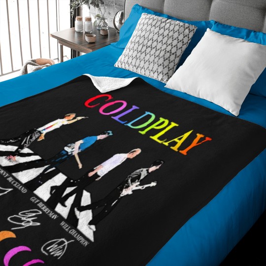 Discover Coldplay Band Baby Blankets Round