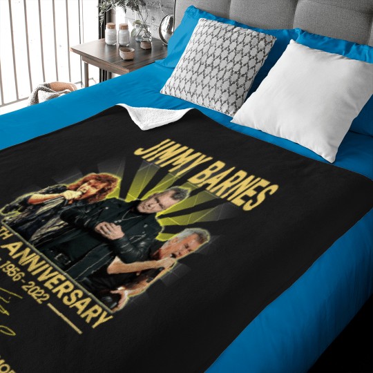 Discover Needed Gifts Thank You 66Th Anniversary Jimmy Barnes Graphic For Fans Born To Forced To Wipe Baby Blankets