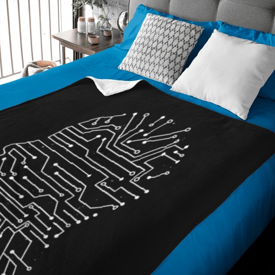 Discover Artificial Intelligence Technology Coding Science Baseball  Sleeve T-Shirt 835 Baby Blankets