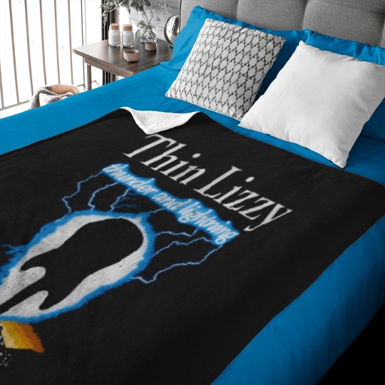 Discover Thin Lizzy Â€“ Thunder Lightning Guitar Baby Blankets
