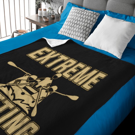 Discover Extreme Rafting Loves Good Paddling Canoe Club Kayak Rafting Baby Blankets