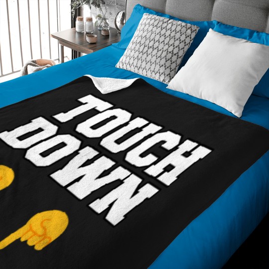 Discover Touch Down Funny Baby Blankets