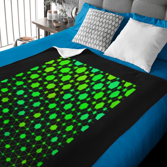 Discover Hexagon Pattern Active T-Shirt 708 Baby Blankets