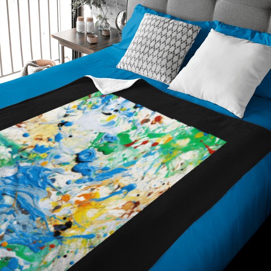 Discover Paint Splatter 6 Baby Blankets