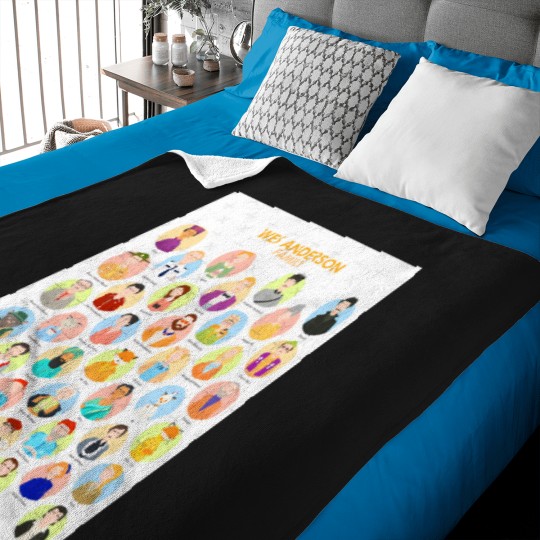 Discover Wes Anderson Family Baby Blankets