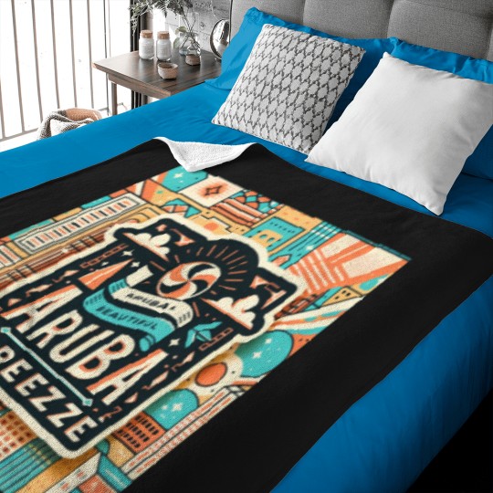 Discover Aruba is a breezeActive(1) Baby Blankets